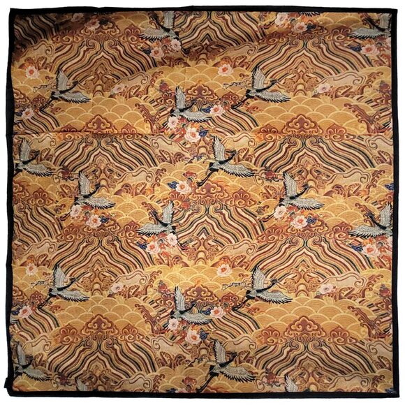 NWT Double Sided Silk Scarf 53"x53" Large Square Shawl Wrap XiangYunSha 36211 - Picture 7 of 11